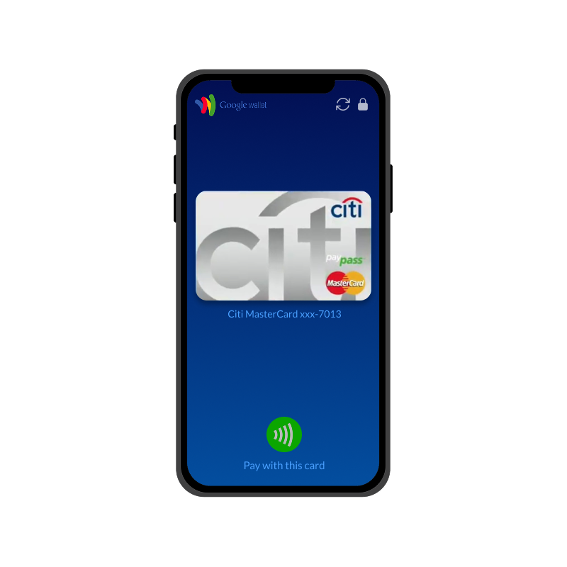 Citi Google Wallet